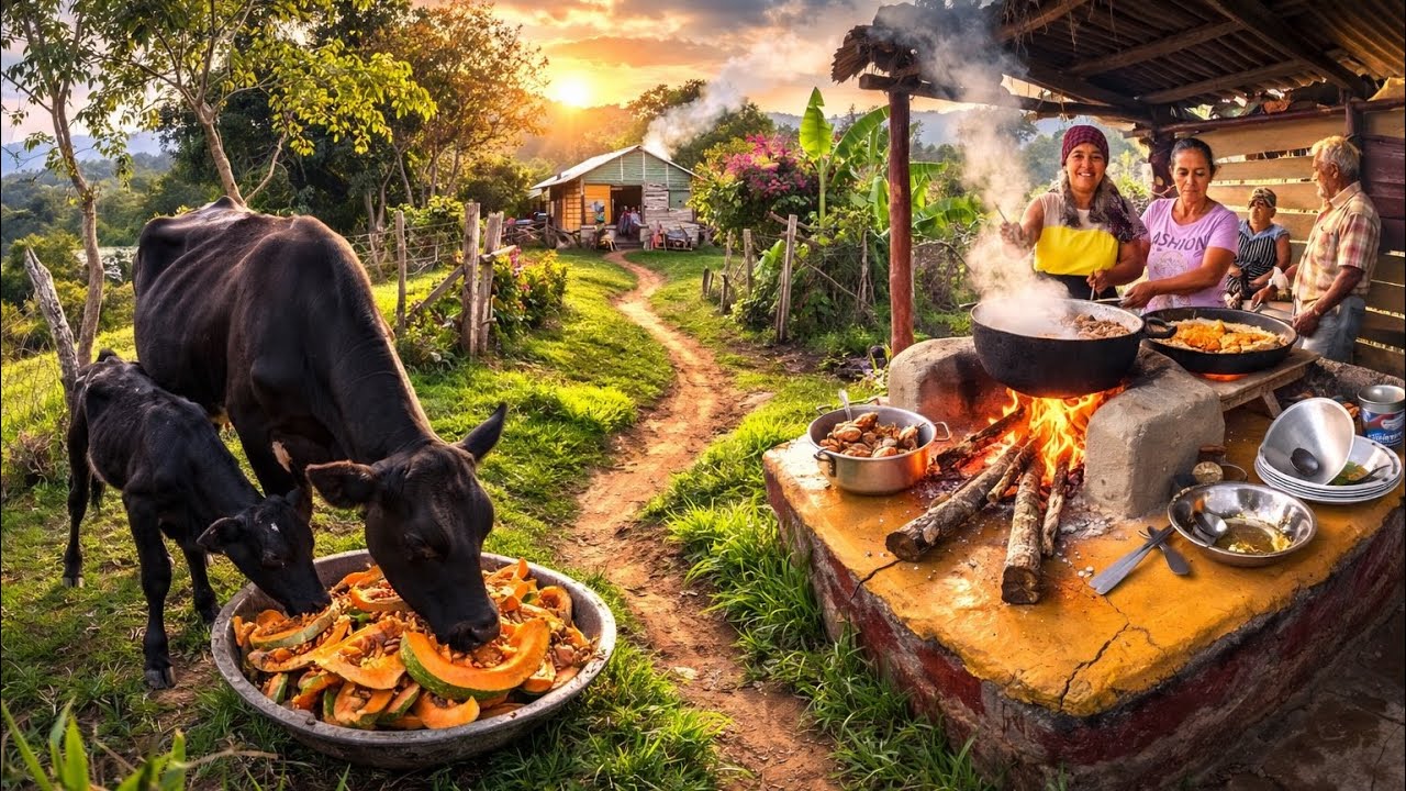 FUIMOS  a COCINAR donde TATI..un rico ASOPAO calientico de CAMPO