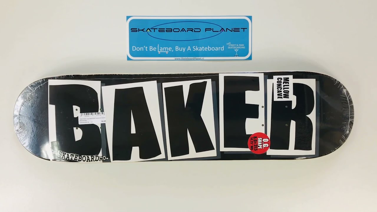 Baker Brand Logo Black/White Skateboard Deck 8.0 Skateboard Review, Sale, Gratis Grip en Verzending