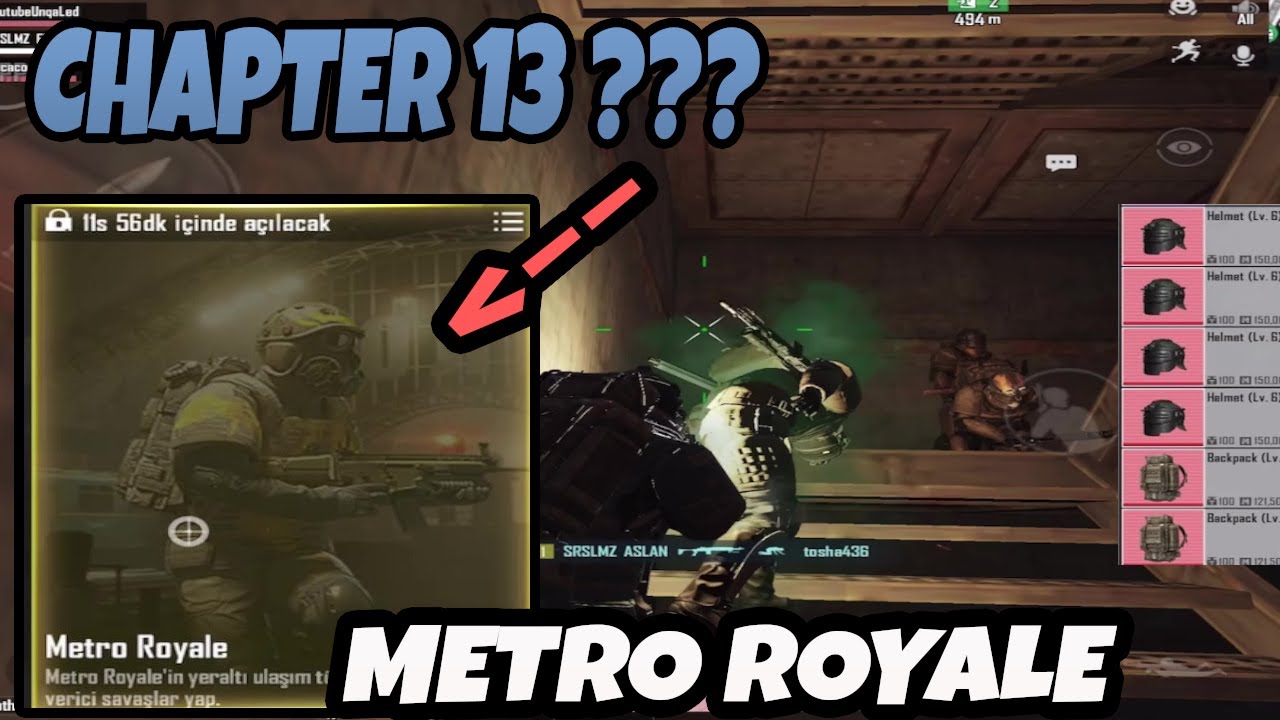 МЕТРО ВОЗВРАЩАЕТСЯ - PUBG METRO ROYALE ГЛАВА 13