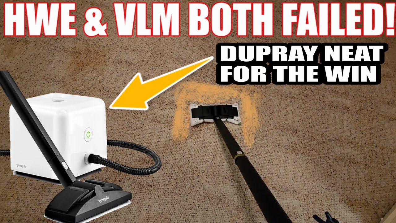 Removing Returning Stains With The Dupray Neat Steam Cleaner