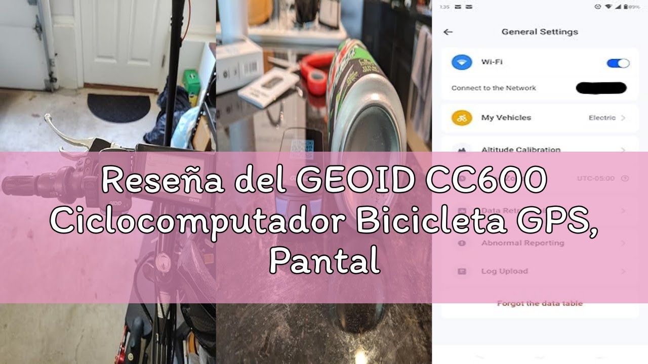 Reseña del GEOID CC600 Ciclocomputador Bicicleta GPS, Pantalla a Color Resistente al Agua de 2,4