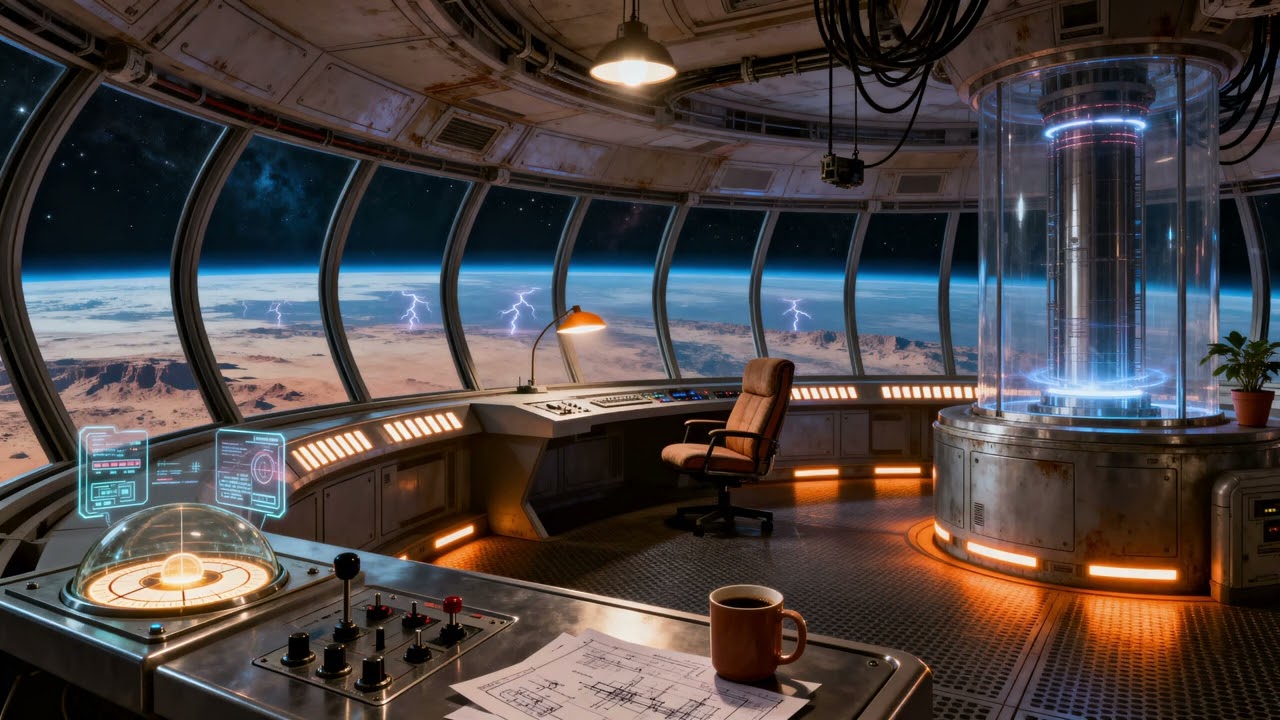 Artifical Gravity Control Room Ambience | Futuristic Sci-Fi Soundscape