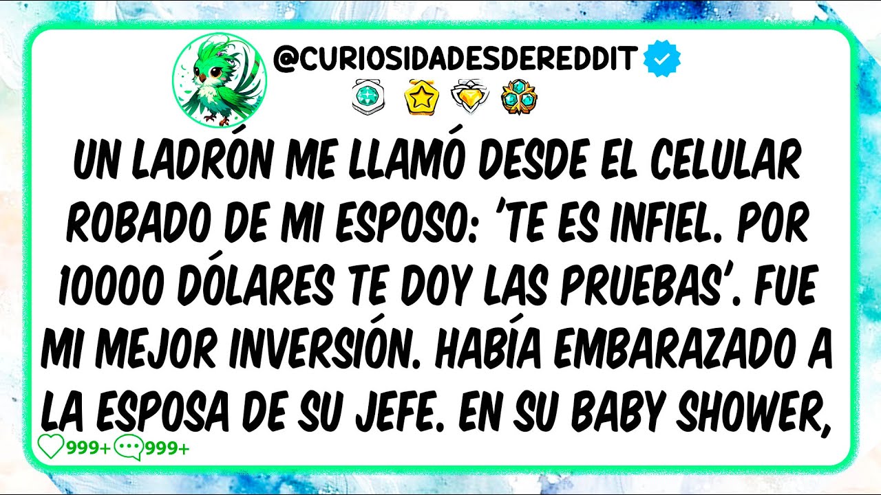 Un ladrón me llamó desde el celular robado de mi esposo: 'Te es infiel. Por 10000 dólares te doy las