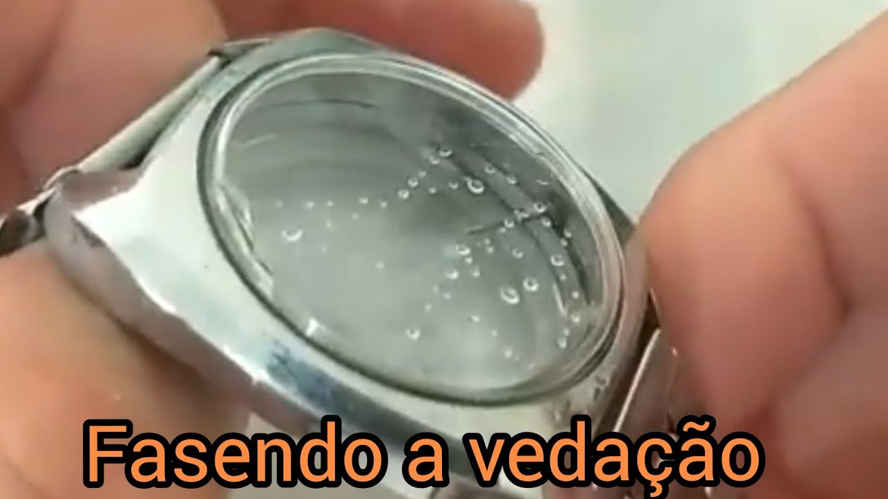 TROCANDO VIDRO E FASENDO A VEDAÇÃO DO SEIKO 6119