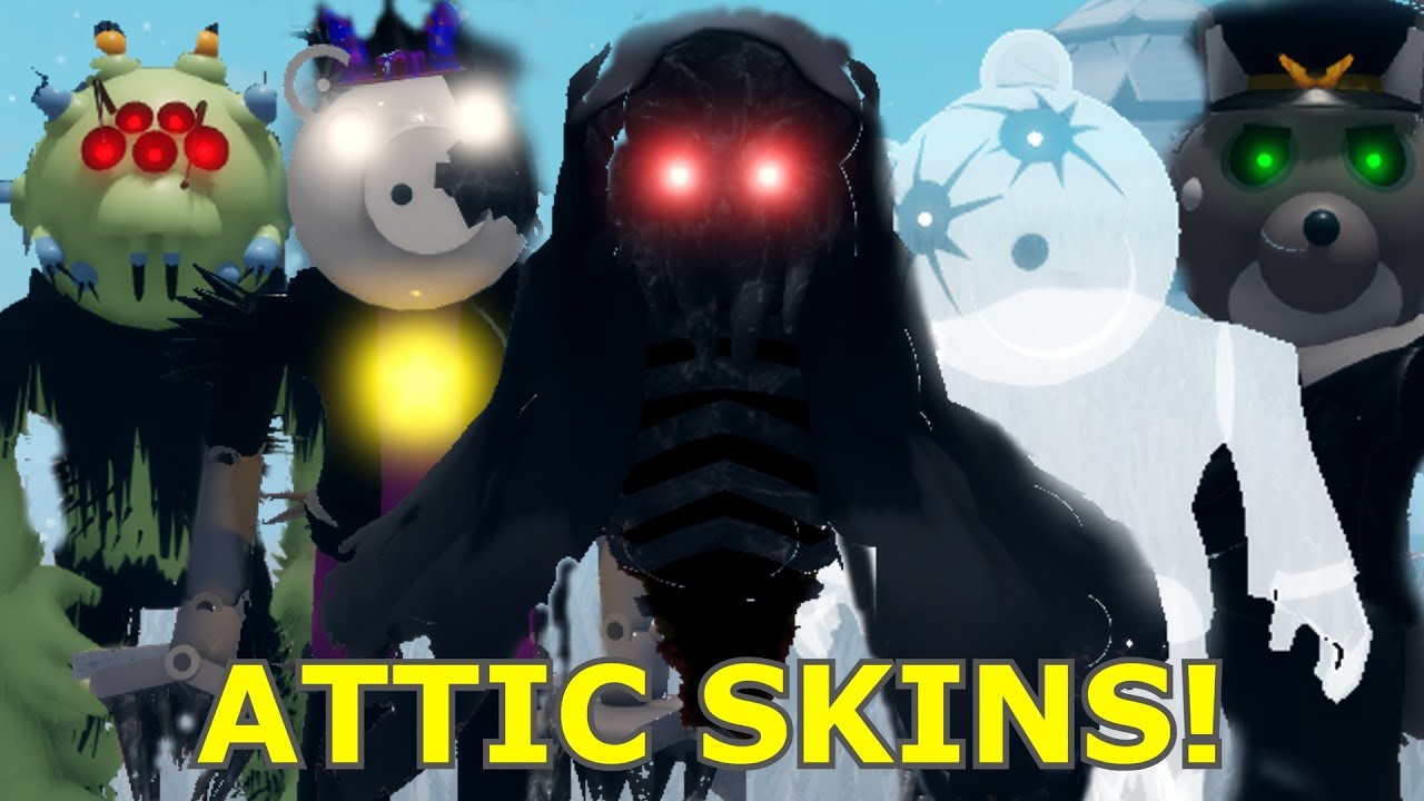 How to get APRP: ATTIC BADGE MORPHS/SKINS in THE PIGGY BATTLE! - Roblox