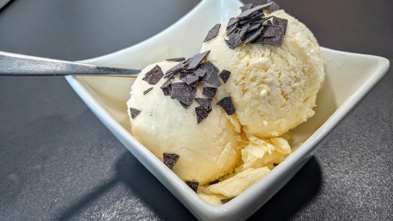 Sommerknaller Vanille Joghurt Eis 3 Zutaten 🤤 ohne Eismaschine /