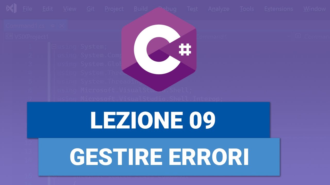 Try e Catch per gestire Exceptions - C# TUTORIAL ITALIANO 09