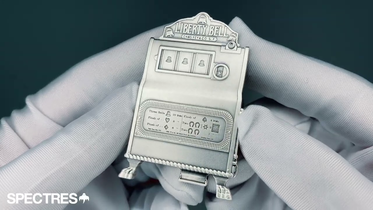 The World's First Slot Machine &mdash; In Pure Silver