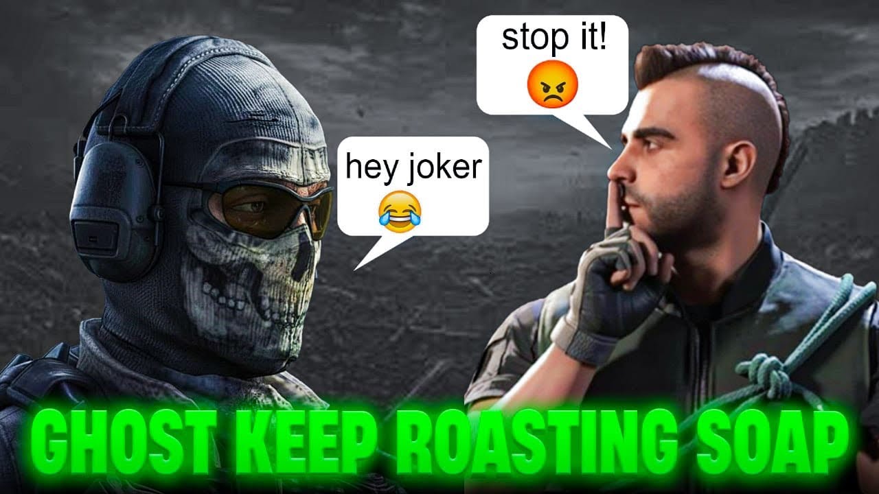 Ghost Keeps Roasting Soap - Call Of Duty Modern Warfare 2