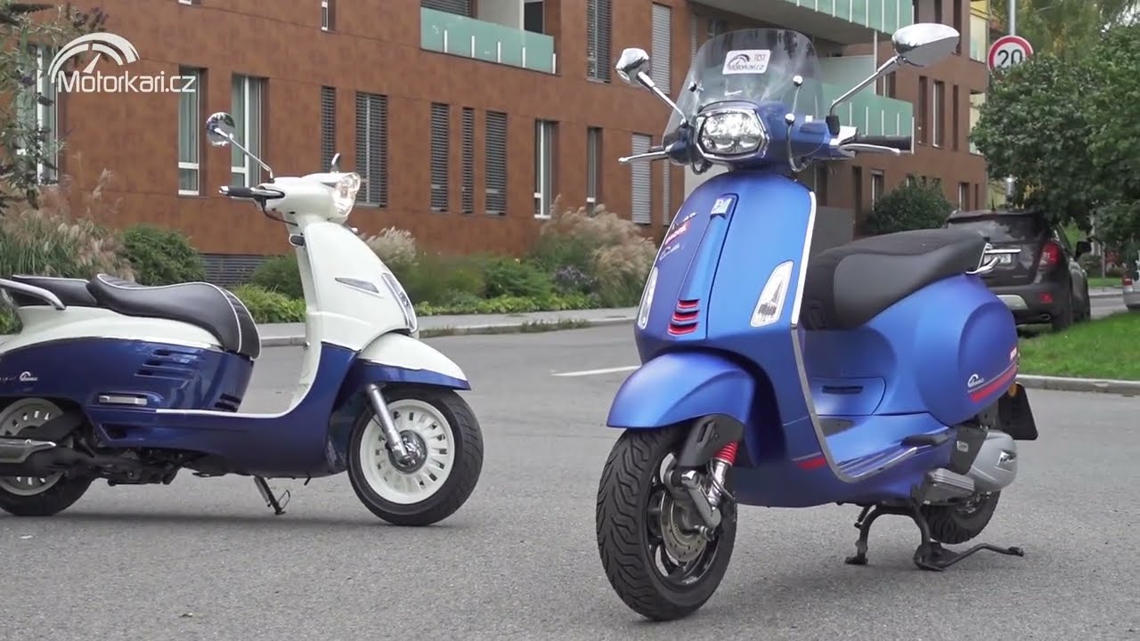 TEST: Stylovky do města: Peugeot Django 125i vs. Vespa Sprint S 125 | Recenze od Motorkari.cz