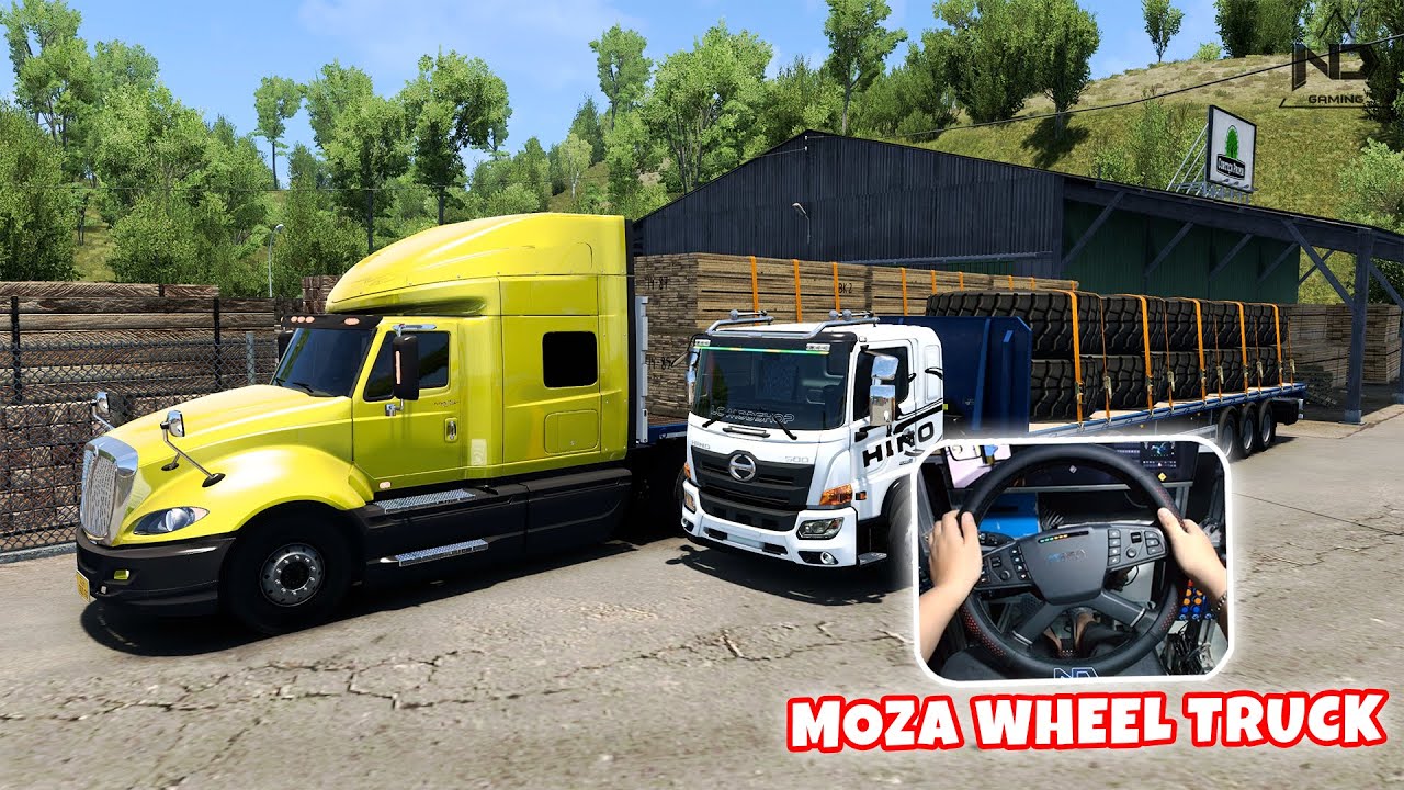 ETS2 Online Việt Nam - Xe Đầu K&eacute;o Mỹ So K&egrave;o Với Hino 500, Ai Mạnh Hơn?