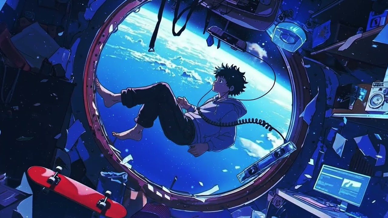 My Space 🌌 | 90s Anime Aesthetic Lofi [Space Radio / Study & Relax]
