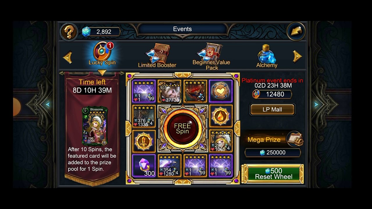 Deck Heroes Platinum Whell Event 22 Nov Part 1