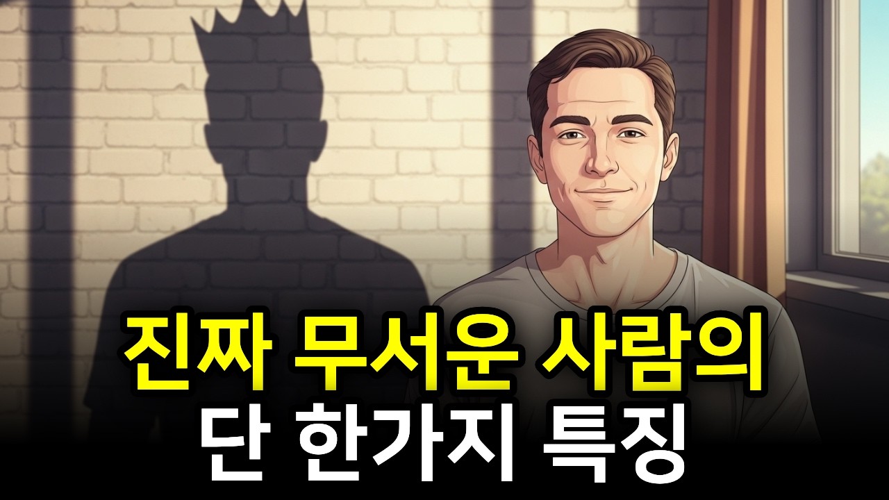 가장 무서운 사람은 이런 사람입니다 | 모두를 압도할 수 있는 단 한가지 특징