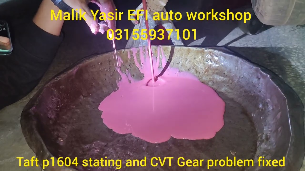 P1604 Taft stating problem fixed Malik Yasir EFI auto workshop 