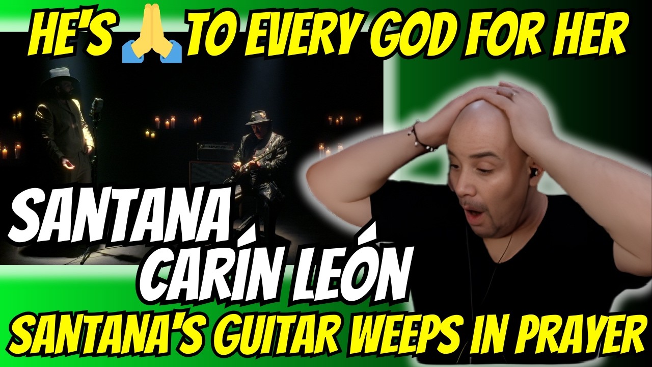 Santana's Guitar Just Became a Prayer - Santana & Carín León (VELAS) REACTION