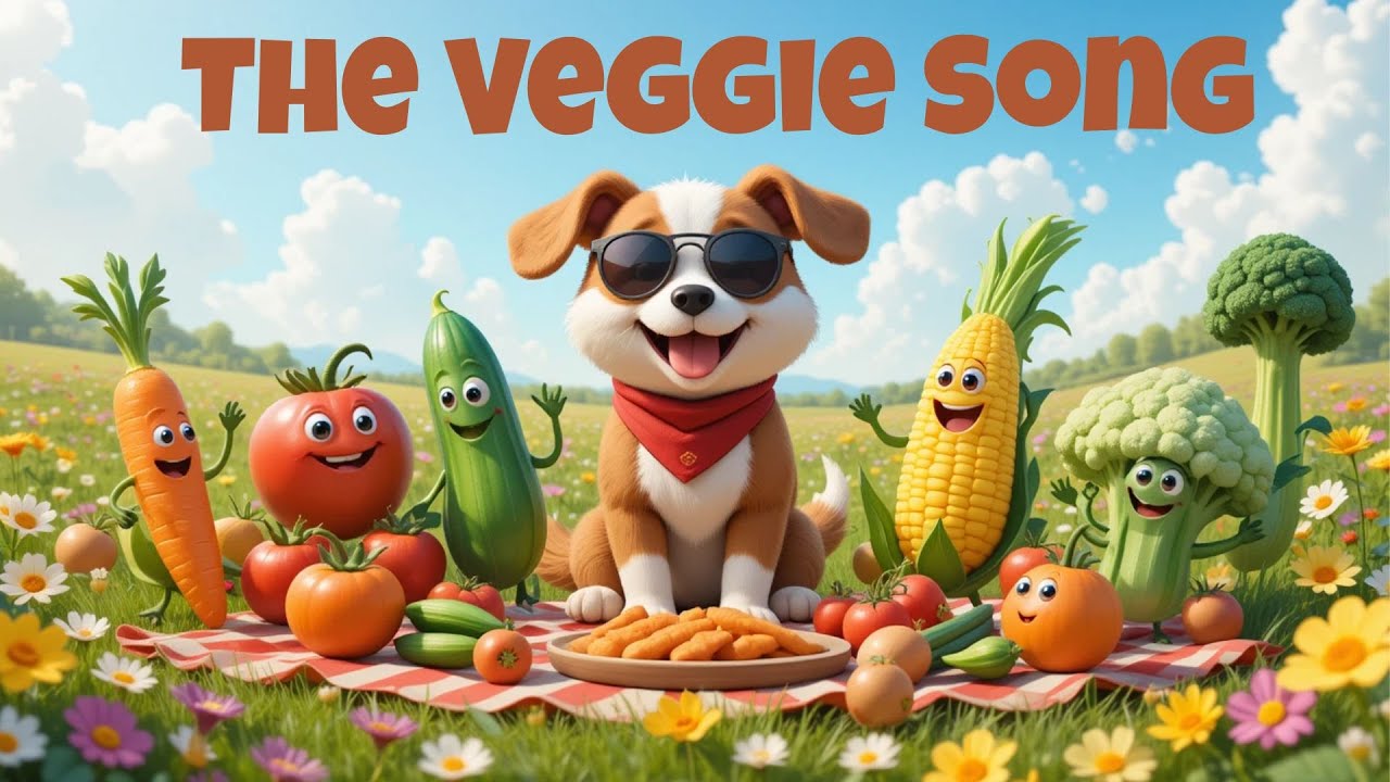 The Veggie Song | Learn Vegetables with Smiles & Songs | Toddler Learning Video