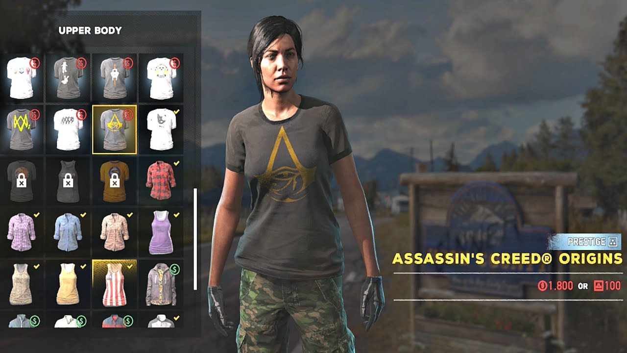 FAR CRY 5  - Character Customization ALL OUTFITS Showcase (All Clothes)