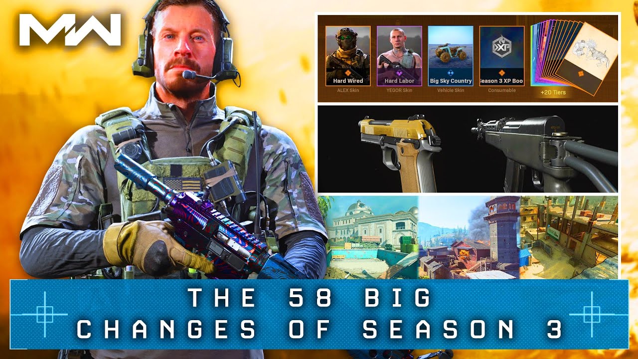 Call of Duty WARZONE: The 58 BIG CHANGES of SEASON 3's Update (MW Update 1.19)