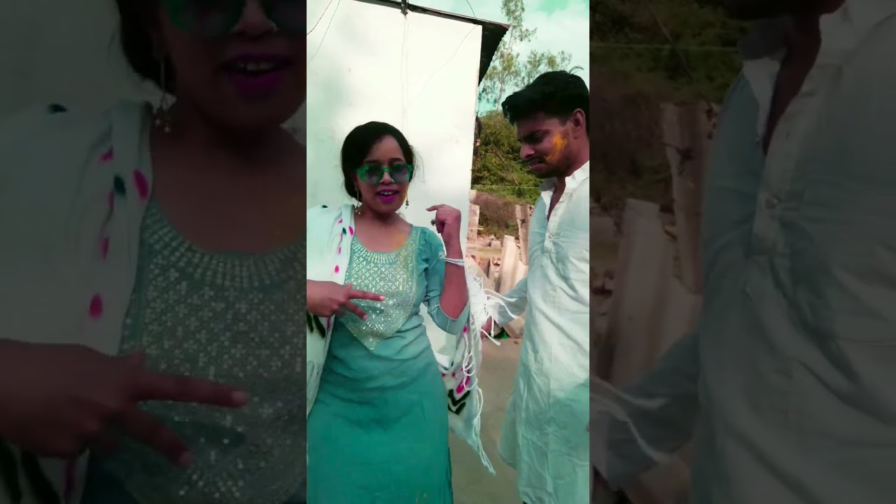 Holi hai old theme me #balampichkari 😂 #comedy #shorts