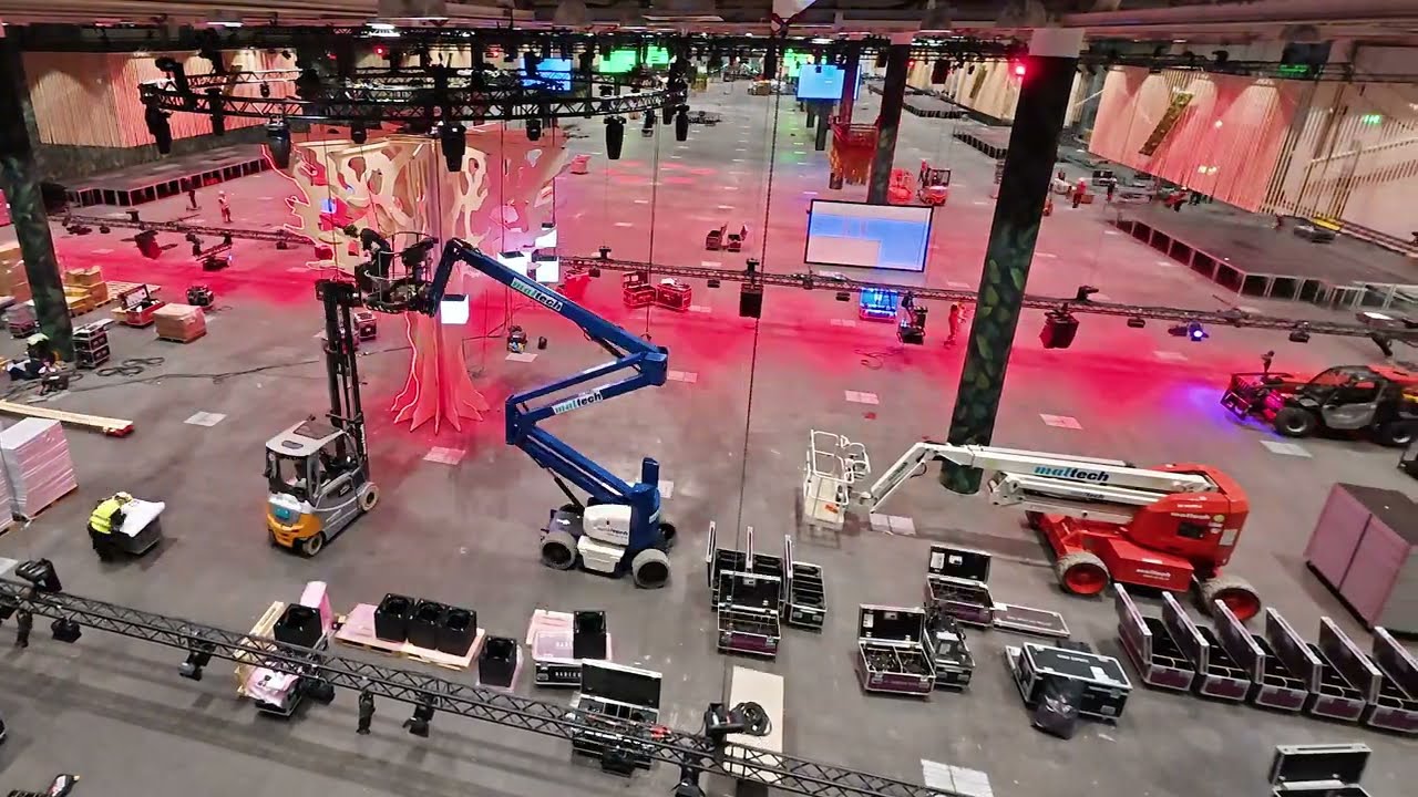 Timelapse Setup and Dismantling – Hall 1, Eurovision Village
