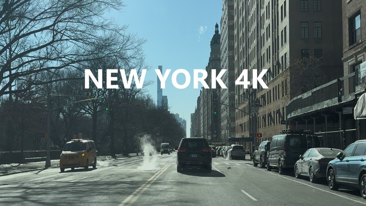 4K New York -- Driving tour of Manhattan ( Frederick Douglass Blvd & Central Prk W )
