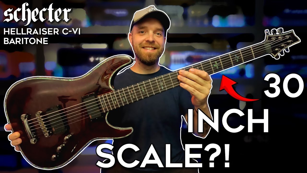 Longer Scale = Better (Bari)Tone? (Schecter C-VI Baritone)