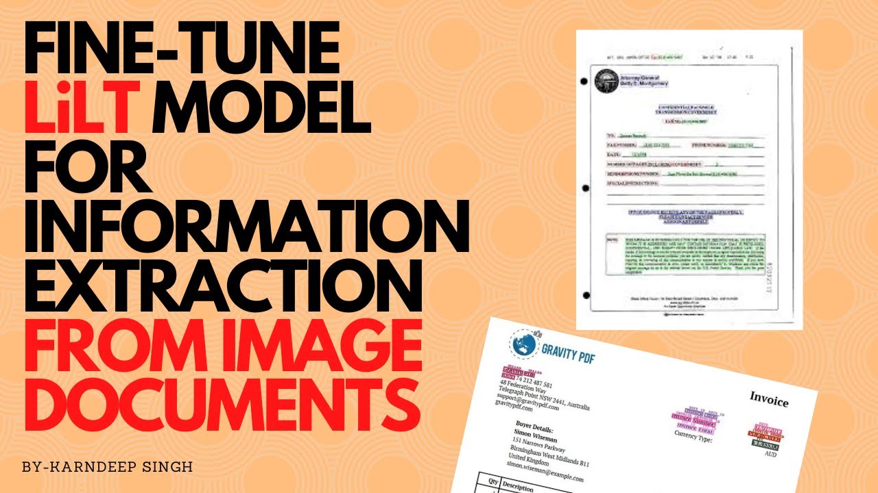 Fine-tune LiLT model for Information extraction from Image and PDF documents | UBIAI | Train LiLT |