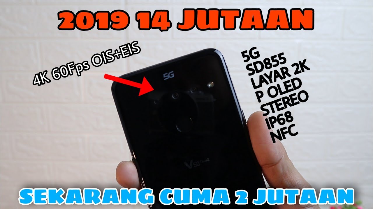 FLAGSHIP 2 JUTAAN RASA 10 JUTAAN - SPECNYA BIKIN GREGETAN!! LG V50 Thin Q Indonesia