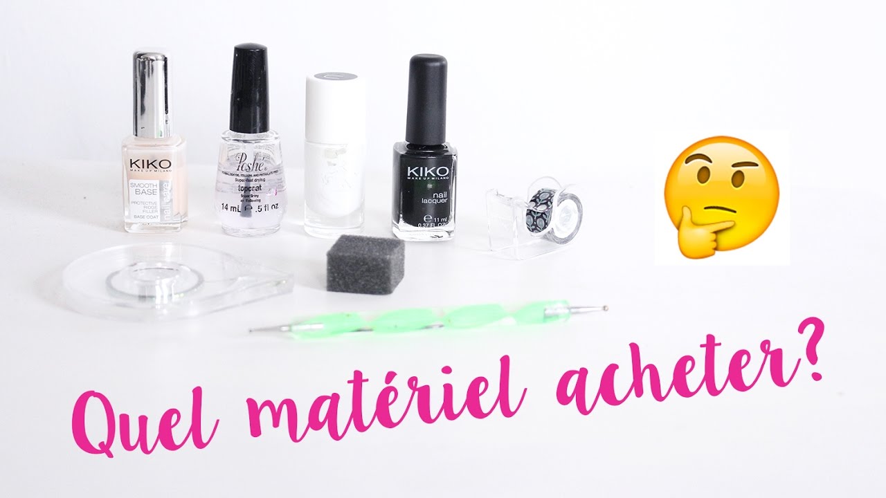 Je commence le nail-art : j'achète quoi?