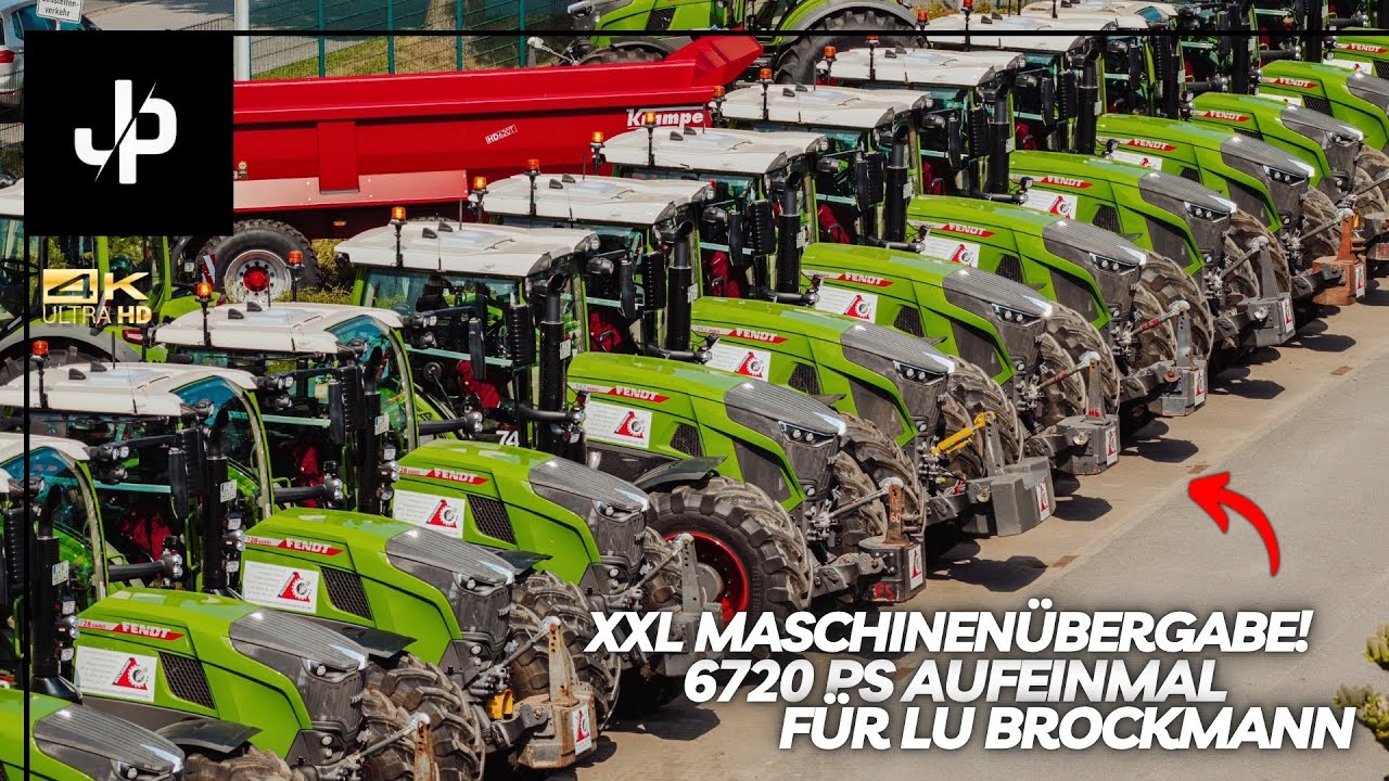 22 neue Fendt Schlepper! Maschinenübergabe XXL || JP Agrar