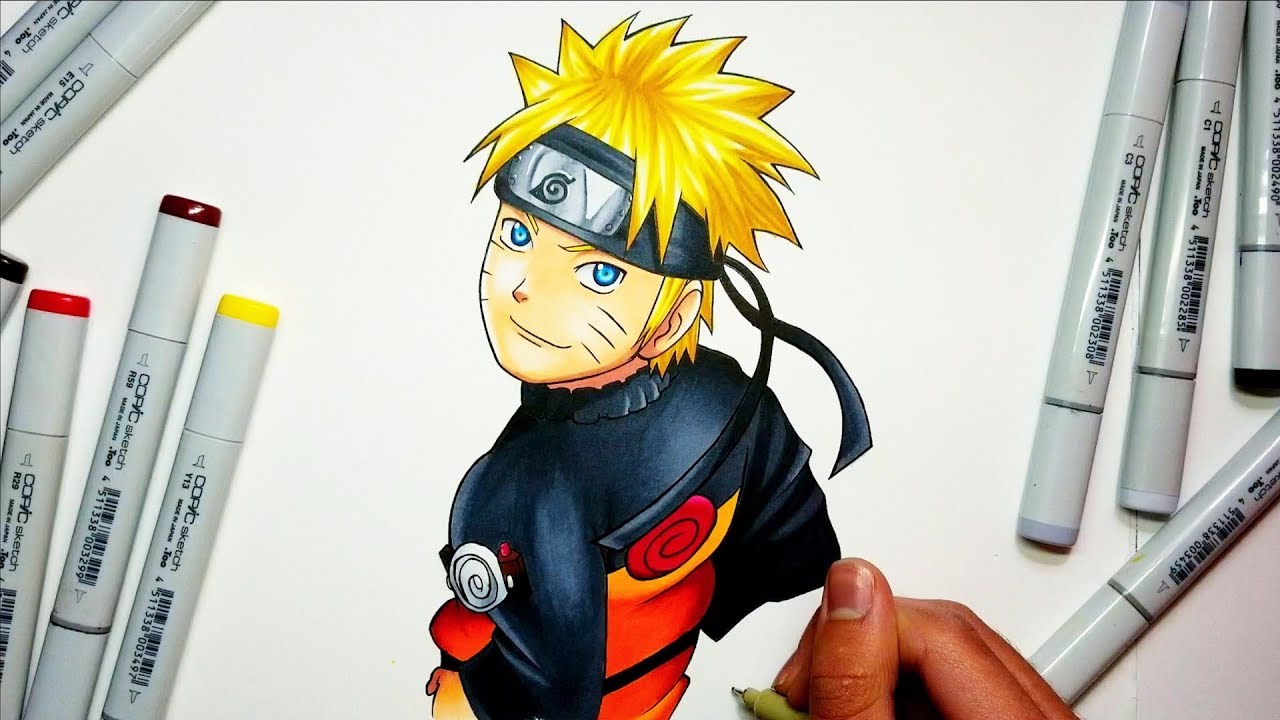 HOW TO DRAW NARUTO! | Zain Artz | Tutorial |