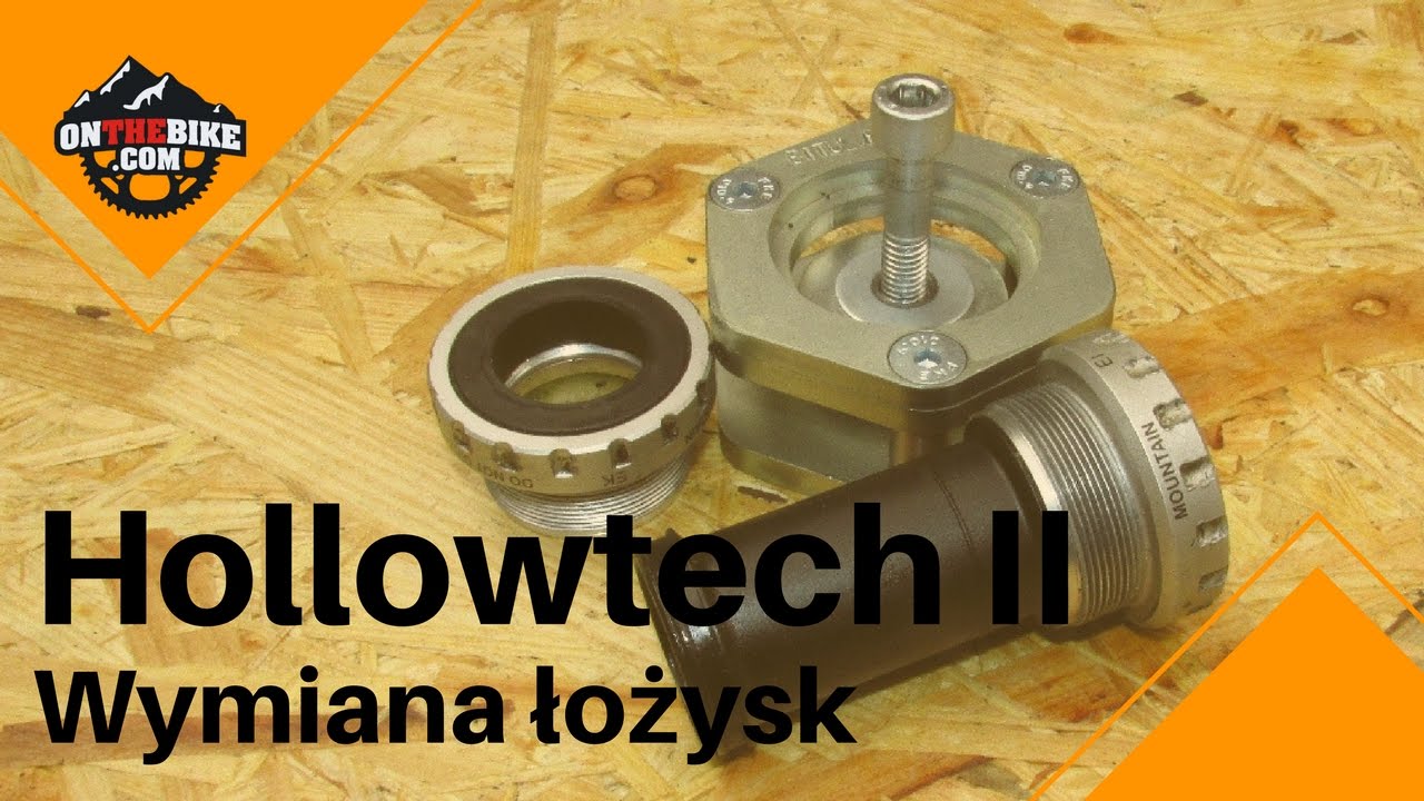Serwis roweru - Wymiana łożysk w suportach Hollowtech II
