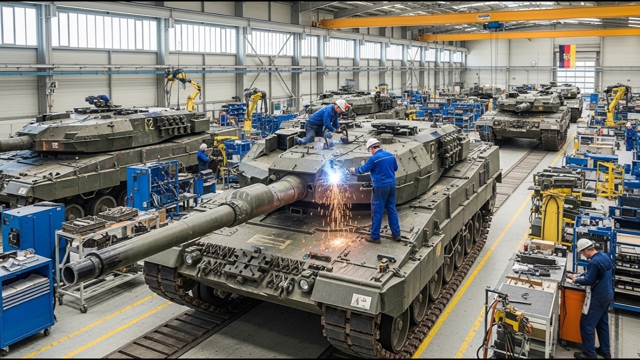 Inside the Leopard 2 Factory | How Germany Builds Its Elite Battle Tank