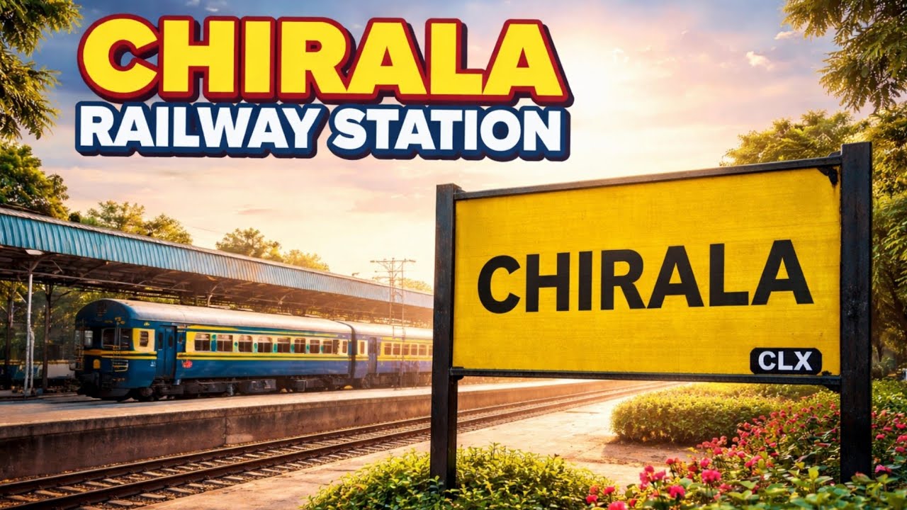 Chirala Railway Station (CLX) | चिराला रेलवे स्टेशन | Chirala Andhra Pradesh 