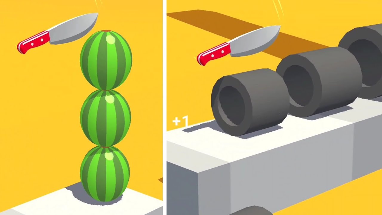 Slice It All Gameplay! Satisfying and relaxing ASMR slicing video