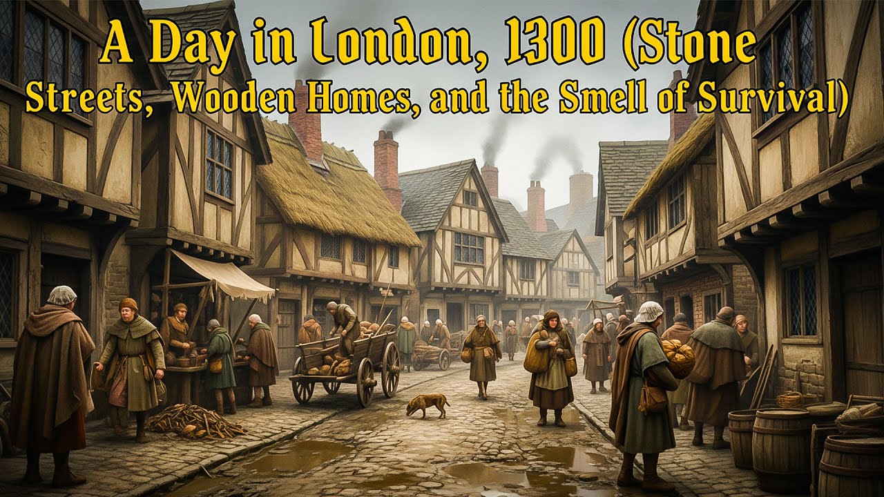 A Day in London, 1300 (Stone Streets, Wooden Homes, and the Smell of Survival)