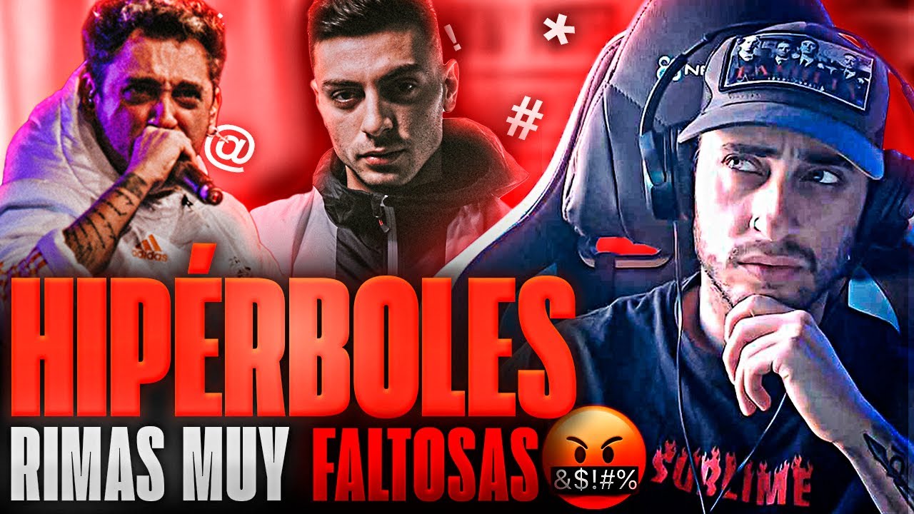 🤬 RIMAS MUY FALTOSAS 🤬 BLON REACCIONA A LA HIPÉRBOLE EN BATALLAS DE FREESTYLE