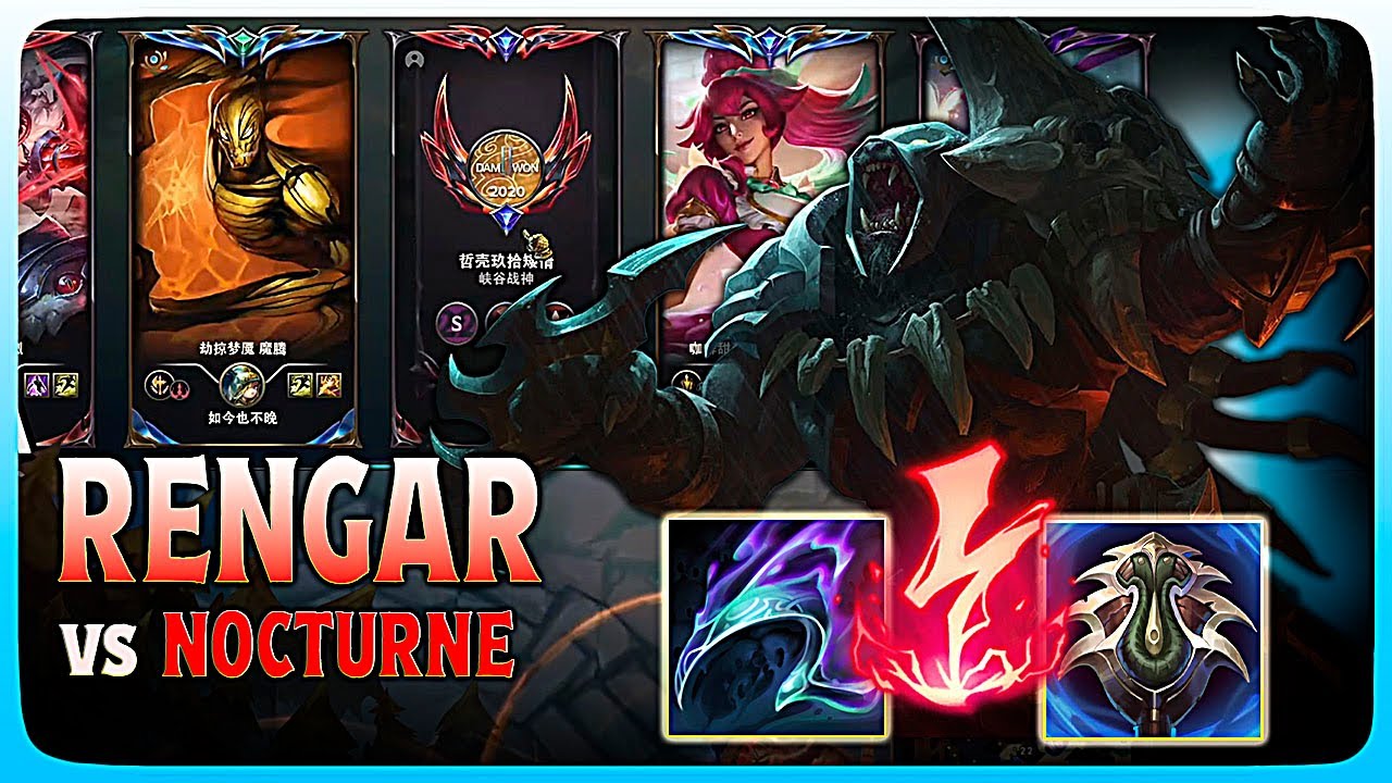 HuiHui Rengar | How to Win Rengar vs Nocturne
