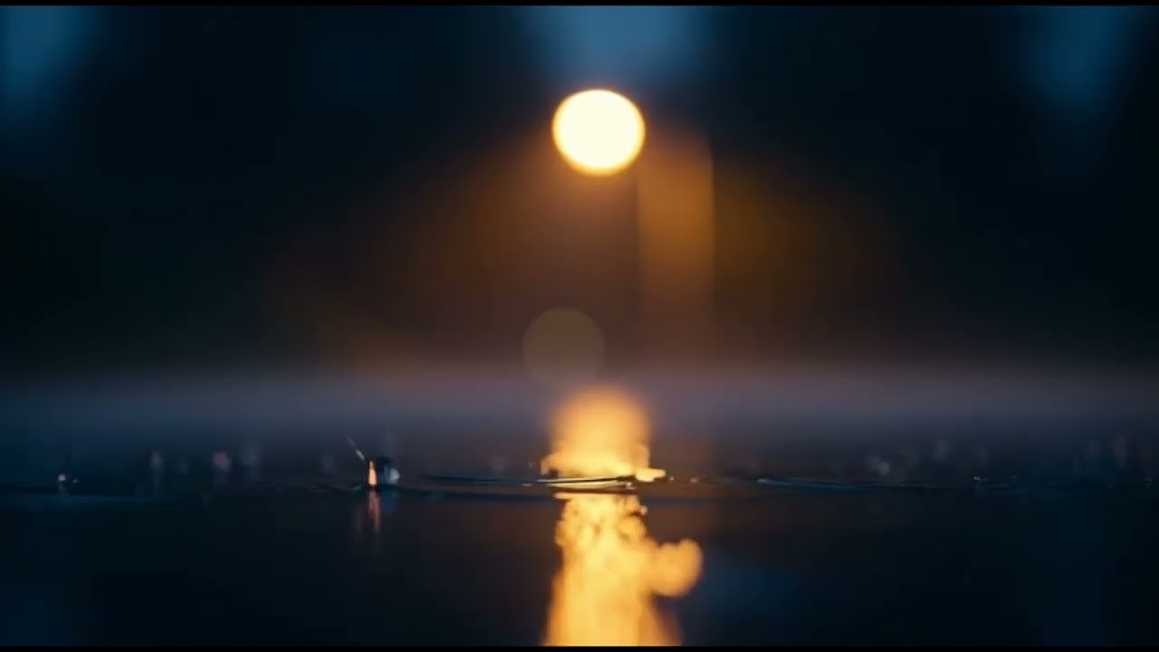 Minimal Rainy Night Jazz 🌧️ Distant Street Light | Calm Urban Ambience