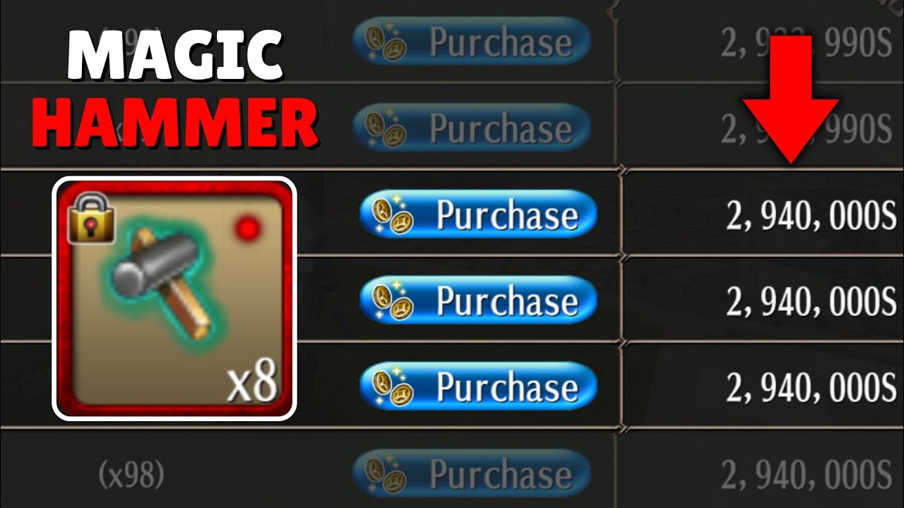 Ways to Farm Magic Hammer in Toram Online