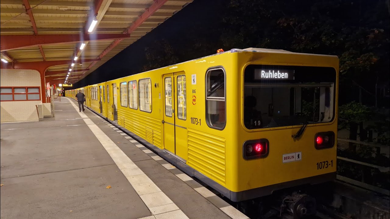 U-Bahn Berlin | Mitfahrt in der U2 von Alexanderplatz bis Ruhleben im GI/1E 1073-3