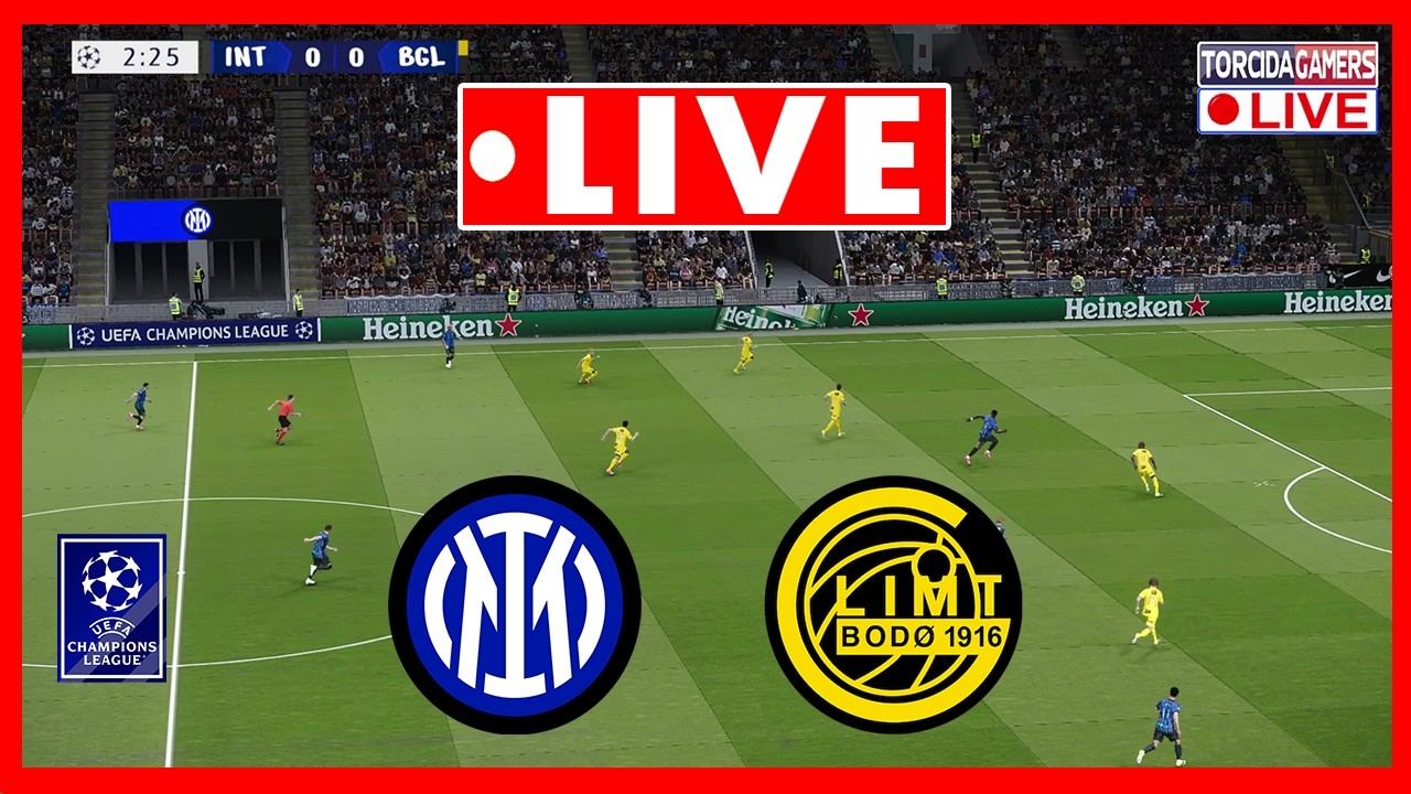 🔴 Inter vs Bod&oslash;/Glimt LIVE | UEFA Champions League 2025/2026 | Full Match