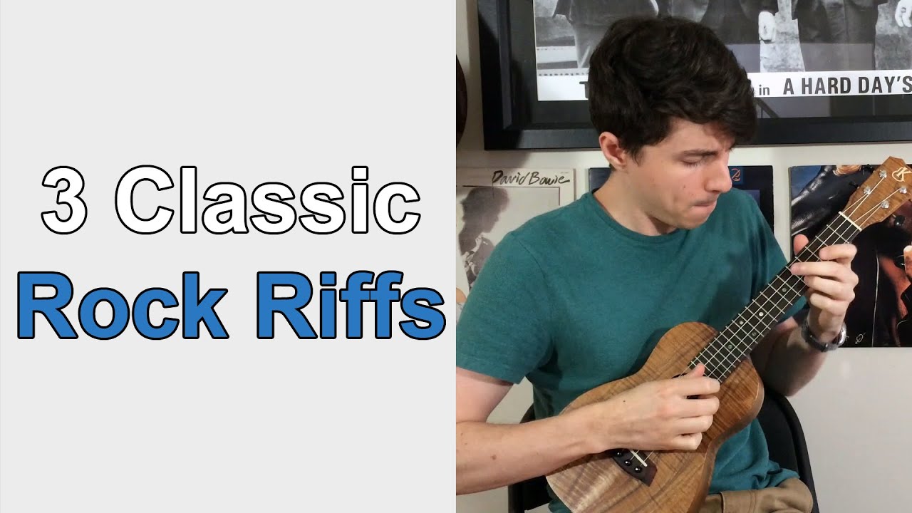 Learn 3 Classic Rock Riffs on Ukulele