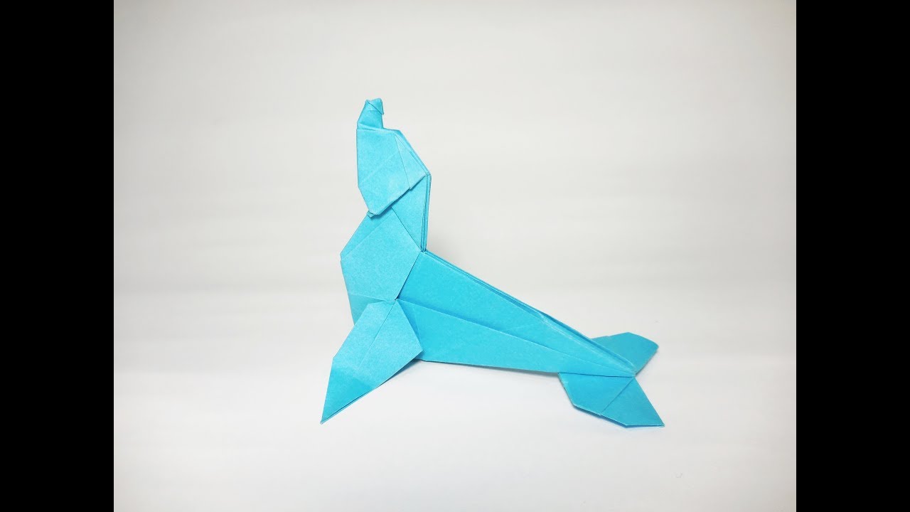 Origami Seal Tutorial (Foca origami)