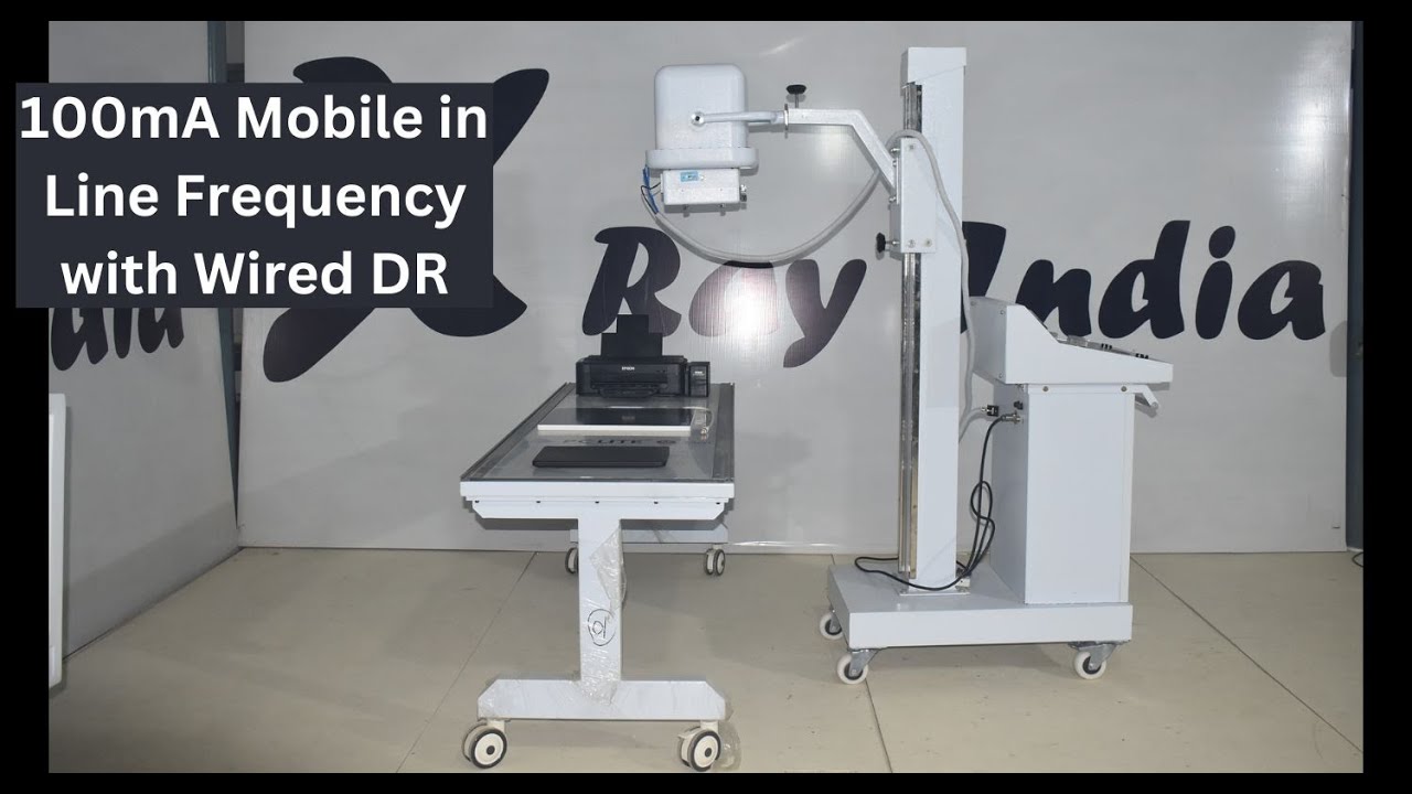 X RAY INDIA 100M 100mA LF Mobile with Wired DR System || X Ray India ||