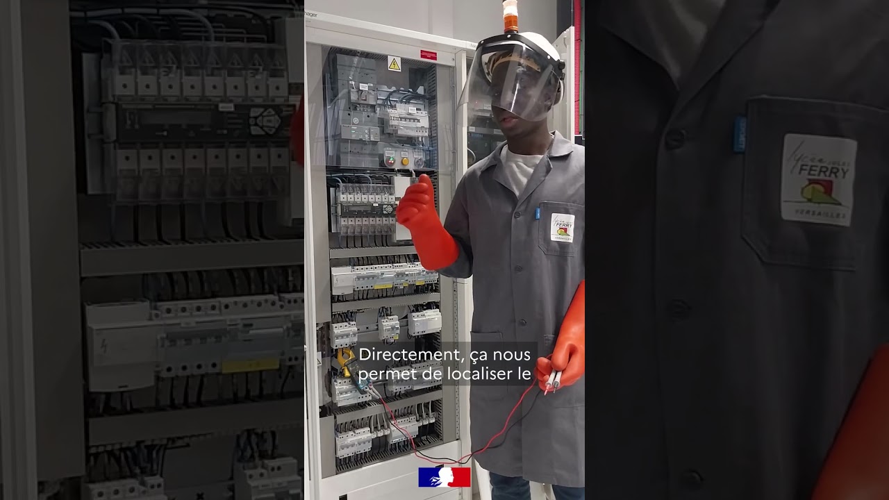 Mise en situation : prise de tension d’une armoire électrique #formation #cfa #apprentissage