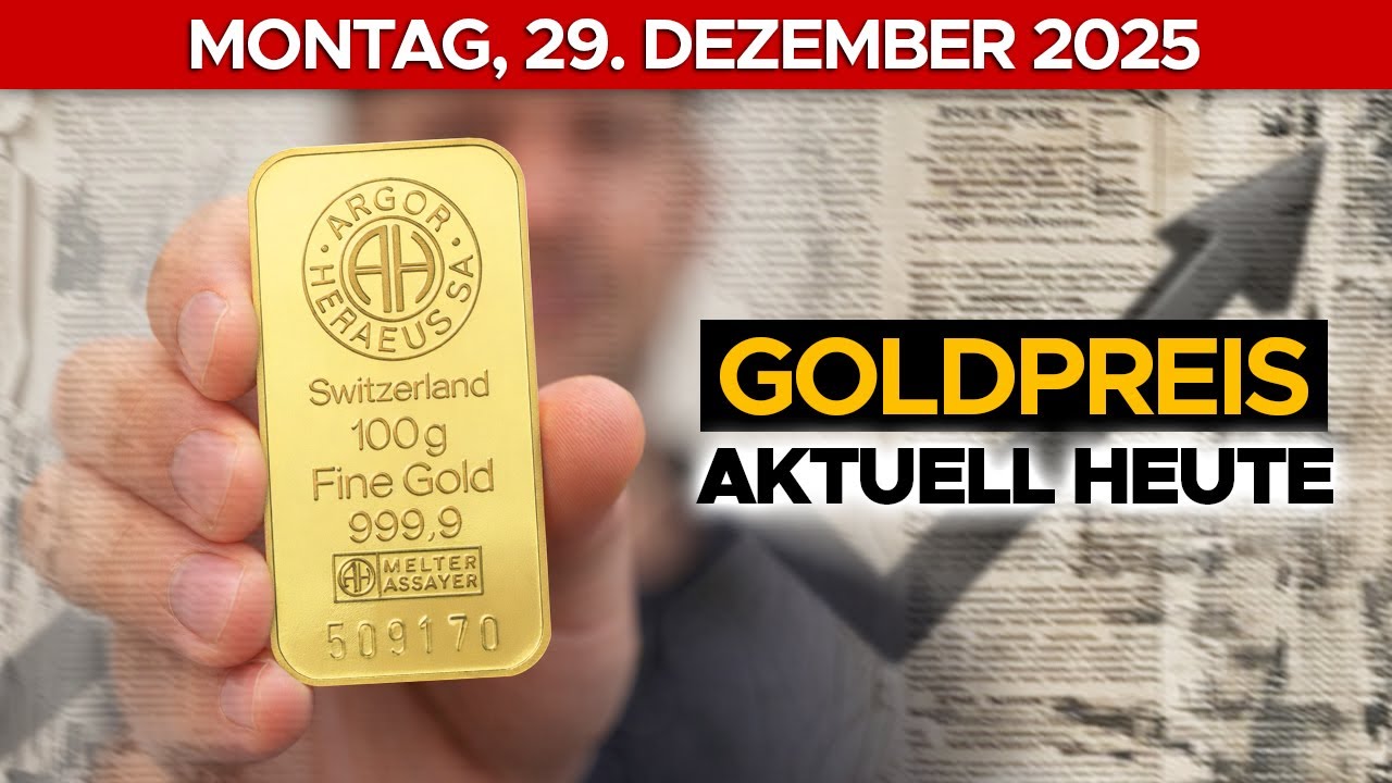 Goldpreis Aktuell Heute, 29. Dezember 2025 | Goldpreis 2025