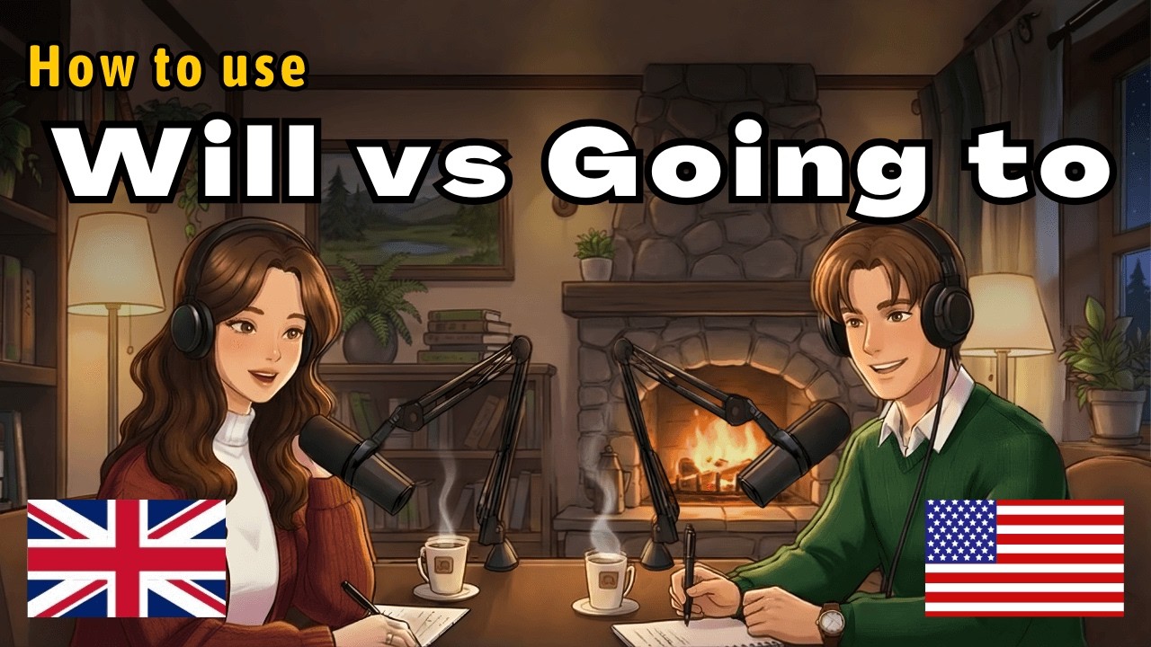 How to Use “Will” vs “Going To” In English | Real Life English Podcast
