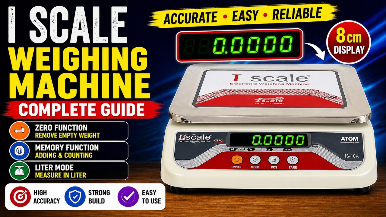 i scale weighing scale review || Digital weight scale || Best quality scale_scale@MRHANSRAJTECH